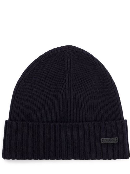 Ribbed wool hat BOSS | 50495306 FAT.404